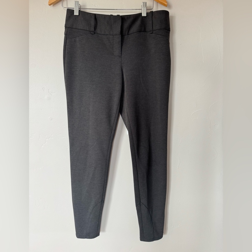 The Limited Drew Fit Dress Trouser Pants Charcoal Gray Size 8